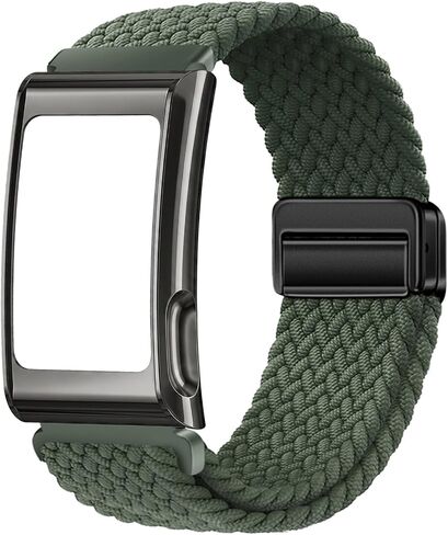 22mm Braided Nylon Band for Amazfit Helio Strap with Metal Bumper Case in Kuwait
