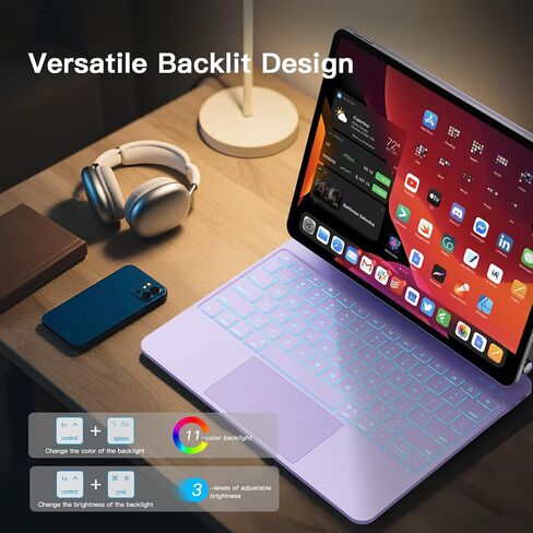 RAYMCRAFT Keyboard Case for iPad Pro 13'' (M5/M4), Magnetic Floating Stand in Kuwait