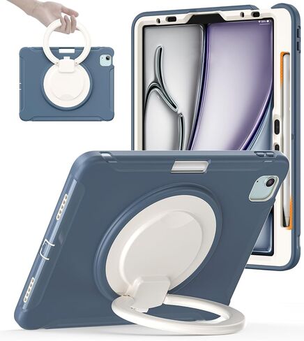 BATYUE Case for iPad Air 11 Inch M2 M3 M4, Air 4th 5th, Frozen Blue in Kuwait