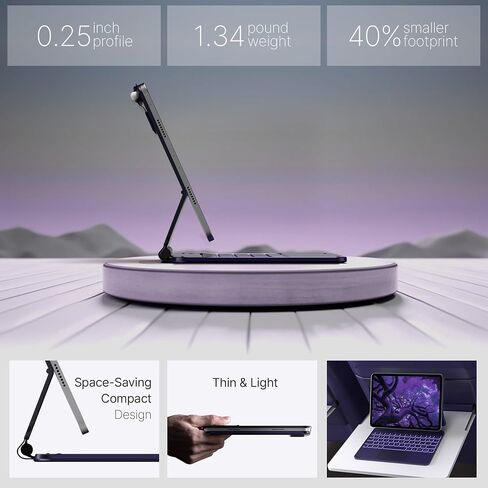 typecase Edge Magic-Style Keyboard Case for iPad Air 11/Pro 11 Gen 1-4 in Kuwait