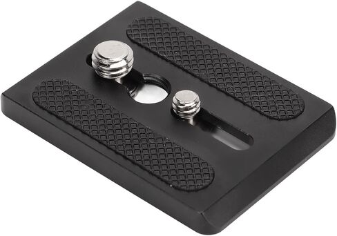 Jiawu Camera Tripod Arrow Storage Case Plate, Aluminum Alloy Tripod Head Plate Adapter for FSB 6T 8T DV2 DV8 DV10sb, 1/4in 3/8in Thread, CNC Machined in Kuwait