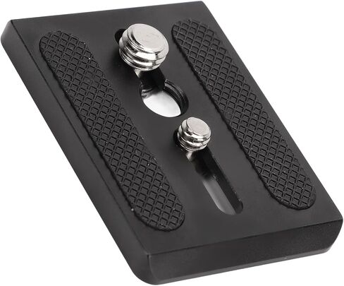 Jiawu Camera Tripod Arrow Storage Case Plate, Aluminum Alloy Tripod Head Plate Adapter for FSB 6T 8T DV2 DV8 DV10sb, 1/4in 3/8in Thread, CNC Machined in Kuwait