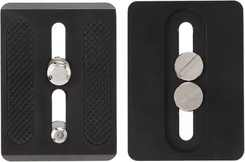 Jiawu Camera Tripod Arrow Storage Case Plate, Aluminum Alloy Tripod Head Plate Adapter for FSB 6T 8T DV2 DV8 DV10sb, 1/4in 3/8in Thread, CNC Machined in Kuwait