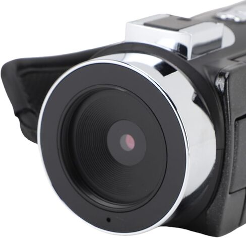 4K Video Camera Camcorder Professional Recording Cam Digital Video Recorder with LED Fill Light for Travelers in Kuwait