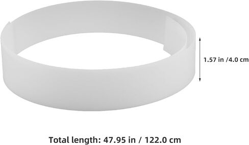 LED Strip Light Diffuser 1.5mm Flexible Acrylic Lens Cover 1220x40mm in Kuwait