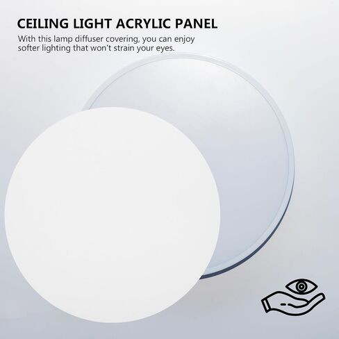 Acrylic Ceiling Lamp Diffuser Cover for Soft Uniform Light in Kuwait