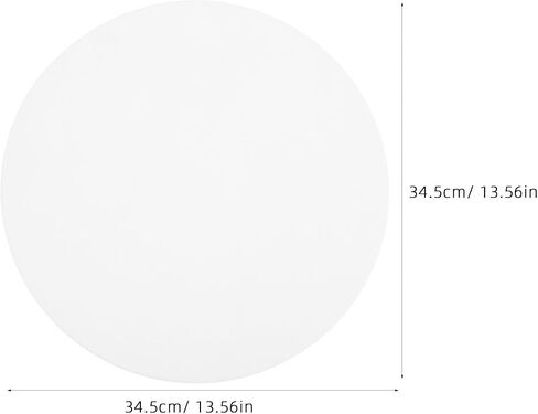 Acrylic Pendant Light Diffuser Disc for Ceiling Lamp Shade 13.6 Inch White in Kuwait