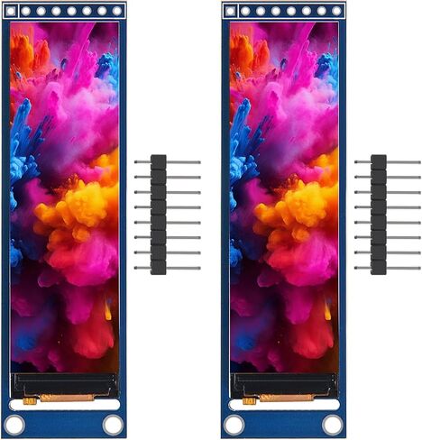 AITRIP 2PCS 2.25inch TFT LCD ST7789 Small Screen 76 * 284 Module LCD Full View SPI Color Screen for Arduino for Raspberry Pi in Kuwait