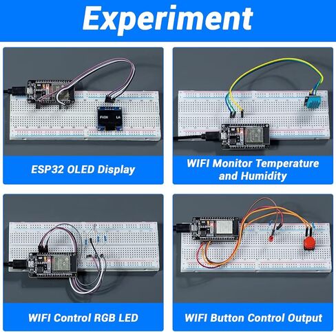 ESP32 Starter Kit with ESP-32S WiFi Bluetooth Development Board in Kuwait