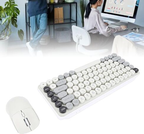 Wireless Keyboard and Mouse Combo, 85 Keys in Kuwait