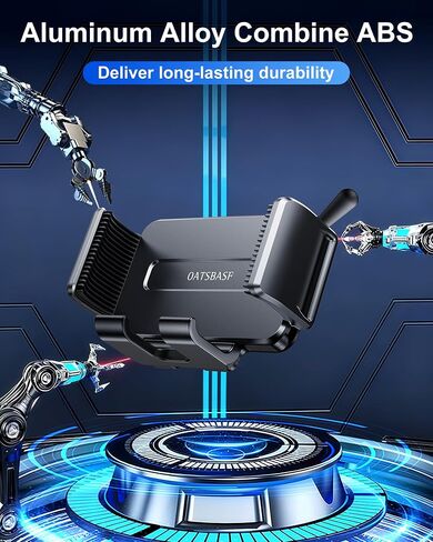 360 Rotatable Car Vent Phone Mount [No Blocking Air Vent] Universal Clip Vehicle Cell Phone Holder Stand Hands Free, Fit for iPhone 17 Pro Max 16 Plus 15 14 13 12 Samsung Google All Phones in Kuwait