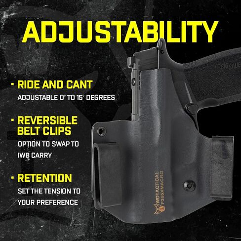 IWB OWB Kydex Holster for Heckler & Koch HK USP 9mm 40 | Right Hand | Optic Ready RMR Cut | Adjustable Retention | Sweat Guard | Open Muzzle | Made in USA in Kuwait
