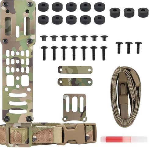 Drop Leg Holster Adapter Duty Belt Accessories for QLS Kit,Adjustable Modular Holster Adapter with Thigh Strap Compatible Safariland QLS/G-Code/Blackhawk for Tactical in Kuwait