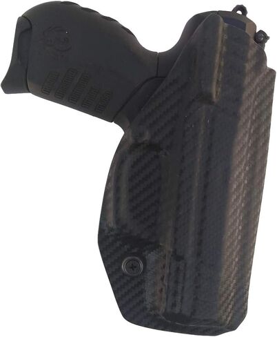 Black Jacket Holster Gun Holsters | Inside Waistband Concealed Carry Holster | IWB KYDEX Firearm Accessories with Adjustable Retention & Full Sweat Shield in Kuwait