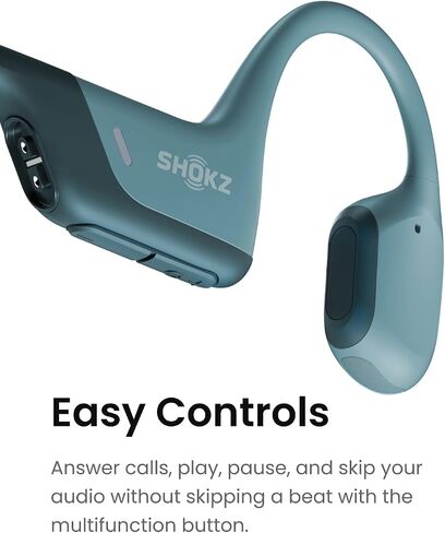 SHOKZ OpenRun Pro - Open-Ear Bluetooth Bone Conduction Sport Headphones - Sweat Resistant Wireless Earphones for Workouts and Running with Premium Deep Base - Built-in Mic (Renewed) in Kuwait