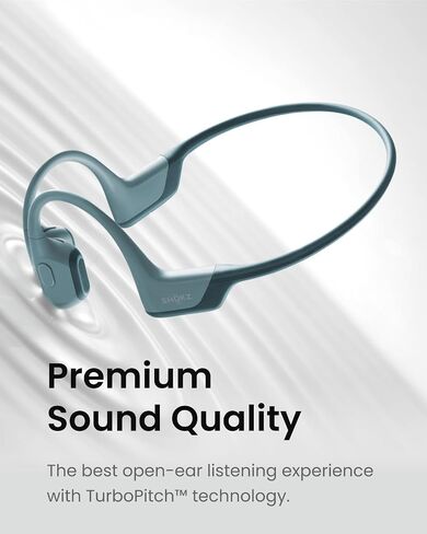 SHOKZ OpenRun Pro - Open-Ear Bluetooth Bone Conduction Sport Headphones - Sweat Resistant Wireless Earphones for Workouts and Running with Premium Deep Base - Built-in Mic (Renewed) in Kuwait