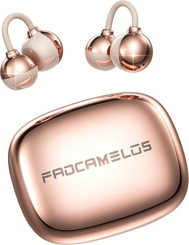Ultra-Mini Clip-On Earbuds, Bluetooth 6.0 Aesthetic Wireless Headphones for Small Ears, Non-Intrusive, Comfortable Secure Fit & Crystal Clear Sound Open Ear Buds for Workout & Daily Use in Kuwait
