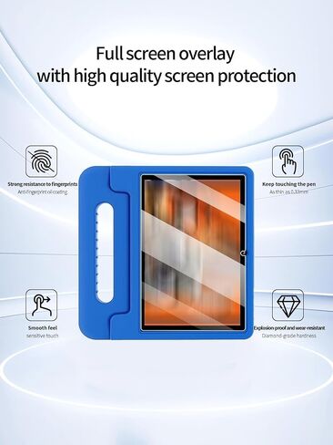 Screen Protector for ApoloSignage K103A Android 15 10-inch Tablet, Anti-Scratch 9H Hardness Touch Sensitive 2.5D Rounded Edges Bubble Free Easy to Install,2 Pack. in Kuwait