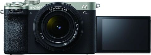 Sony Alpha 7C II Full-Frame Camera with 28-60mm Lens (Silver) Bundle with Pixel Advanced Accessories | Sony a7C II Lens Kit in Kuwait