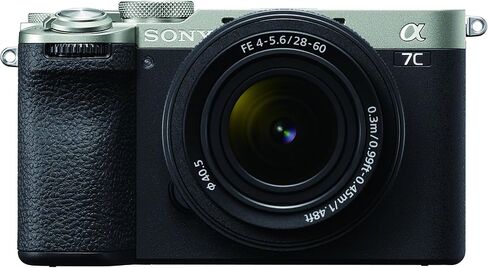 Sony Alpha 7C II Full-Frame Camera with 28-60mm Lens (Silver) Bundle with Pixel Advanced Accessories | Sony a7C II Lens Kit in Kuwait