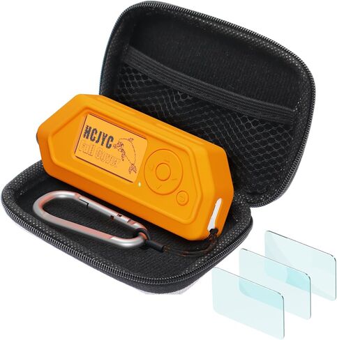 Case for Flipper Zero, 5 in 1 Protective Cover Accessory Set with 3 Pack of Screen Protect & EVA Carrying Case for Flipper Zero - Black in Kuwait