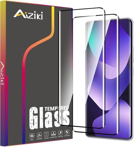 2-Pack Tempered Glass for Xiaomi Redmi Note 15 5G Screen Protector, 3D Full Coverage [Case Friendly & Ultra Resistant], Scratch-Proof Bubble Free Film for Xiaomi Redmi Note 15 5G, Easy Installation in Kuwait