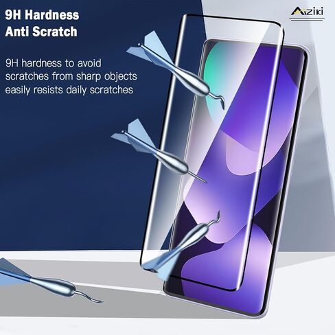 2-Pack Tempered Glass for Xiaomi Redmi Note 15 5G Screen Protector, 3D Full Coverage [Case Friendly & Ultra Resistant], Scratch-Proof Bubble Free Film for Xiaomi Redmi Note 15 5G, Easy Installation in Kuwait