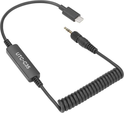 Saramonic UTC-C35 | Locking 3.5mm TRS Male to USB Type-C Output Cable with A/D Converter for iPhone 15, Android Mobile Devices, new iPad, Computers & More in Kuwait