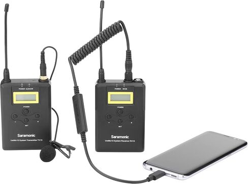 Saramonic UTC-C35 | Locking 3.5mm TRS Male to USB Type-C Output Cable with A/D Converter for iPhone 15, Android Mobile Devices, new iPad, Computers & More in Kuwait