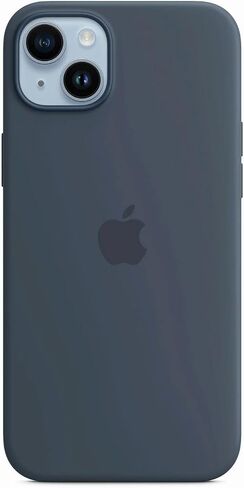 Apple iPhone 14 Plus Silicone Case with MagSafe - Storm Blue in Kuwait