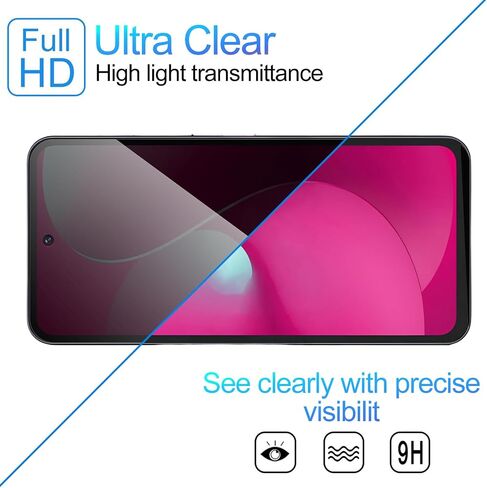 Lolyoo 2 Pack Privacy Screen Protector for T-mobile Revvl 8 Pro in Kuwait