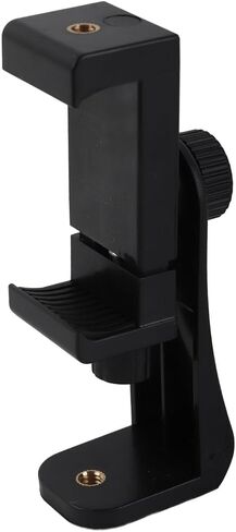 Phone Tripod Mount Adapter, Tripod Cell Phone Holder Universal Smartphone Mount Adapter Phone Holder Clip with 1/4 Inch Screw, Compatible for Cell Phone, Selfie Stick in Kuwait