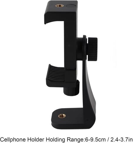 Phone Tripod Mount Adapter, Tripod Cell Phone Holder Universal Smartphone Mount Adapter Phone Holder Clip with 1/4 Inch Screw, Compatible for Cell Phone, Selfie Stick in Kuwait
