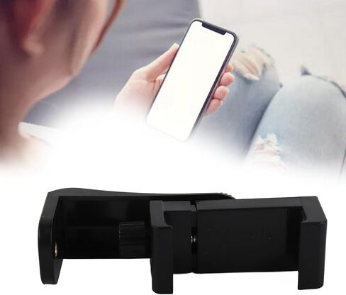 Phone Tripod Mount Adapter, Tripod Cell Phone Holder Universal Smartphone Mount Adapter Phone Holder Clip with 1/4 Inch Screw, Compatible for Cell Phone, Selfie Stick in Kuwait