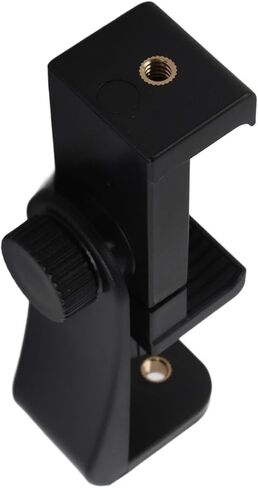 Phone Tripod Mount Adapter, Tripod Cell Phone Holder Universal Smartphone Mount Adapter Phone Holder Clip with 1/4 Inch Screw, Compatible for Cell Phone, Selfie Stick in Kuwait