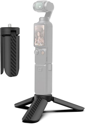 Tripod for DJI Osmo Pocket 4 / Pocket 3, Tabletop Tripod Stand Base, Stable Non-Slip Camera Stand, Portable Pocket Camera Accessories in Kuwait