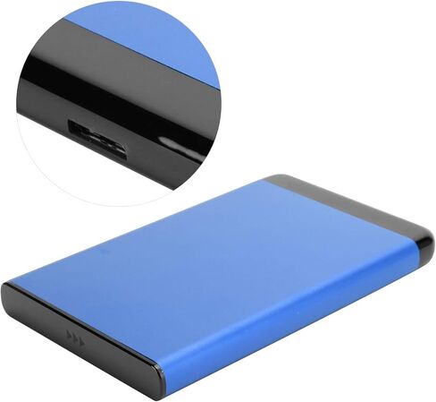 2.5in SSD Enclosure, USB3.0, 8TB, Aluminum Alloy (Blue) in Kuwait