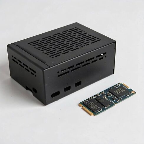 Metal Case for Pi 5 Nvme SSD Enclosure for M2 Drive in Kuwait