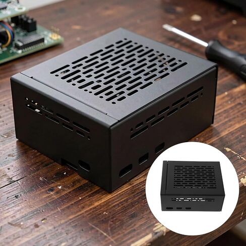 Metal Case for Pi 5 Nvme SSD Enclosure for M2 Drive in Kuwait