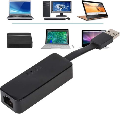 for Realtek RTL8153B Gigabit USB Network Card, USB 3.0 to RJ45 Ethernet Adapter, Low Power High Speed 10/100/1000 Mbps NIC with Gold - Plated 5mm Gold Finger and EEE Support for Wi in Kuwait