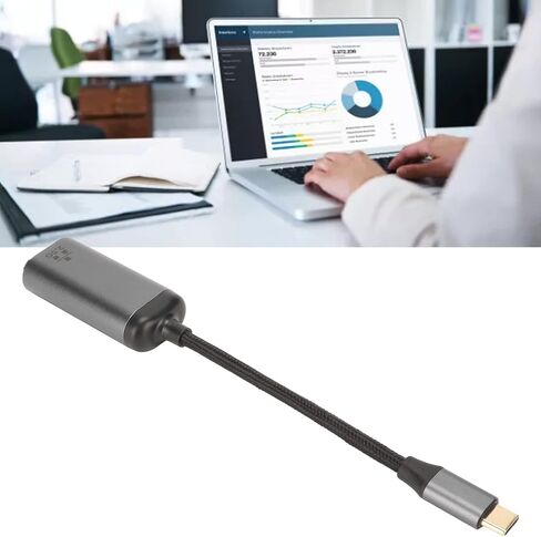 USB C to Ethernet Adapter 2.5 Gigabit High Speed, USB Type C to RJ45 LAN Network Adapter for Laptop, Tablet, Smartphone in Kuwait