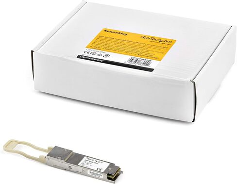 StarTech.com Brocade 40G-QSFP-SR4 Compatible QSFP+ Module - 40GBASE-SR4-40GbE Multimode Fiber MMF Optic Transceiver - 40GE Gigabit Ethernet QSFP+ - MPO 150m - 850nm - DDM (40G-QSFP-SR4-ST) in Kuwait