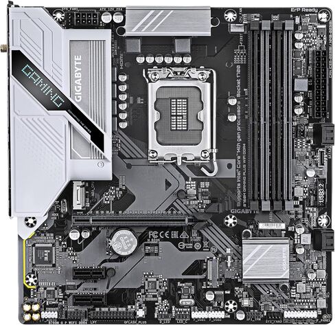GIGABYTE B760M GAMING PLUS WIFI LGA1700 DDR4 5333MHz(OC) PCIe 4.0 M.2 WiFi + BT 2.5GbE LAN mATX Gaming Motherboard in Kuwait