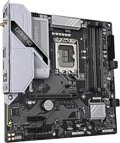 GIGABYTE B760M GAMING PLUS WIFI LGA1700 DDR4 5333MHz(OC) PCIe 4.0 M.2 WiFi + BT 2.5GbE LAN mATX Gaming Motherboard in Kuwait