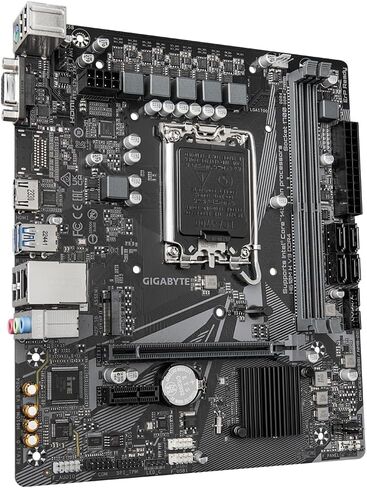 Gigabyte H610M H V3 DDR4 Motherboard - Supports Intel Core 14th CPUs, 4+1+1 Hybrid Phases Digital VRM, up to 3200MHz DDR4, 1xPCIe 3.0 M.2, GbE LAN, USB 3.2 Gen 1 in Kuwait