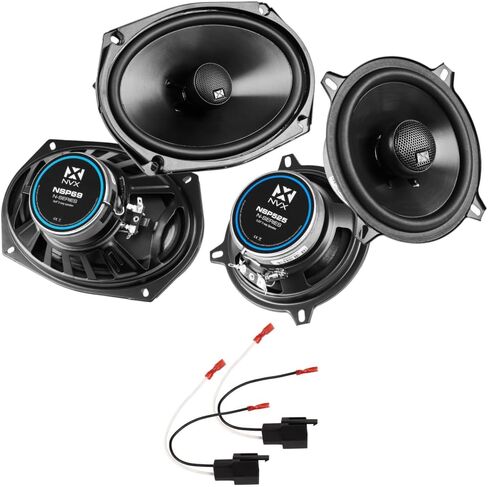 NVX Factory Speaker Replacement Package for Dodge Ram Truck 1984-1993 in Kuwait
