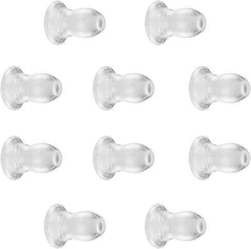 Replacement Silicone Mushroom Earbud Nipple EarTips for Acoustic Tube Earpieces (Small) in Kuwait
