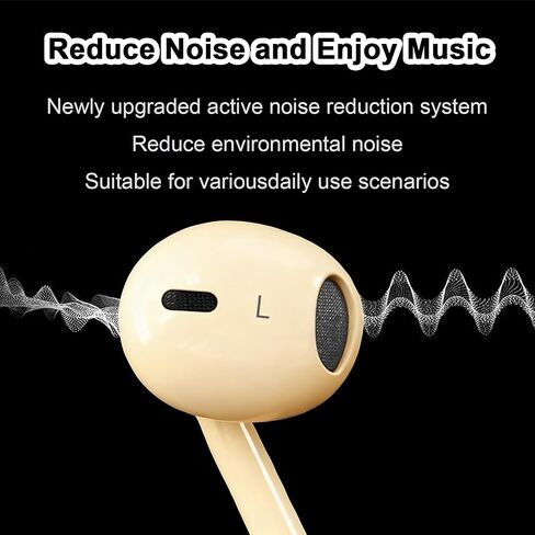 2 Packs USB C Headphones for iPhone 16/15 Phone Earbuds with Microphone & Volume Control HiFi Stereo Type C Earphones for Galaxy S23/S22/S21/S20/Ultra Note 10/20, for Pixel 7/6/6a/5/4,for OnePlus 9 8 in Kuwait