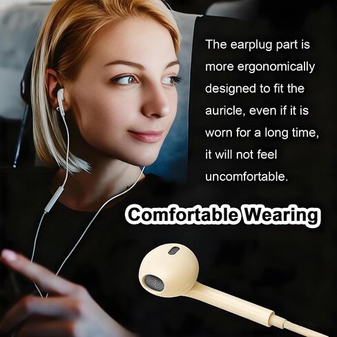 2 Packs USB C Headphones for iPhone 16/15 Phone Earbuds with Microphone & Volume Control HiFi Stereo Type C Earphones for Galaxy S23/S22/S21/S20/Ultra Note 10/20, for Pixel 7/6/6a/5/4,for OnePlus 9 8 in Kuwait