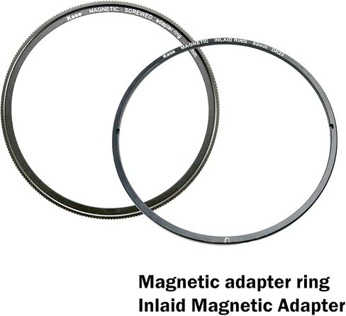 Kase KW Revolution Magnetic Filter Entry 77mm Kit-Color Coded Rings inc CPL ND8 ND64 & Magnetic Adapter,Lens Cap and Filter Bag in Kuwait